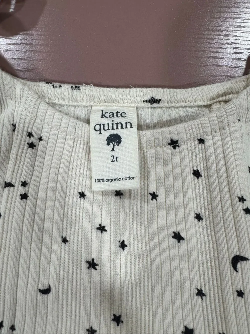 Kate Quinn 2T Stars Tie Strap Ballerina